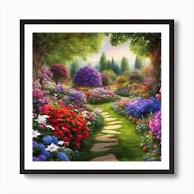 Garden Path Art Print