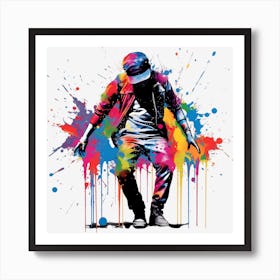 Splatter Dancer Art Print