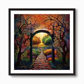 Garden Path Art Print