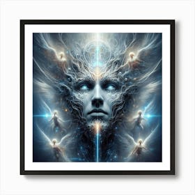 Cyber Angel Art Print