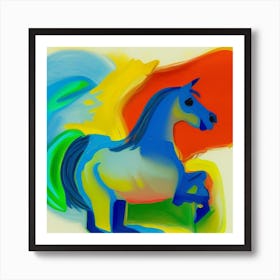 Horse Of The Rainbow Art Print