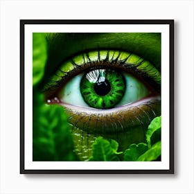 Green Eye 6 Art Print