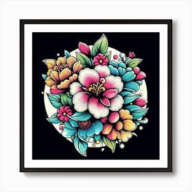 Floral Design Art Print