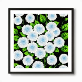 Chrysanthemums 18 Art Print