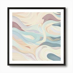 Abstract Wave Painting Art Print