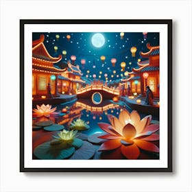 Mystical Evening Art Print