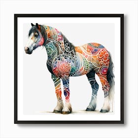 Horse Painting 1 Art Print