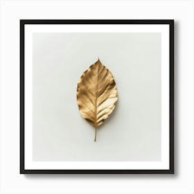 Gold Leaf 3 Art Print