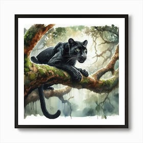 Black Panther Art Print