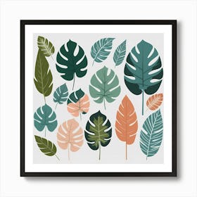 Tropical Leaves 18 Art Print