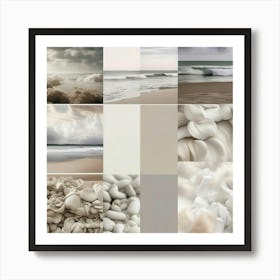 Sand And Sea Art Print