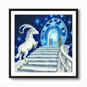 Chinese Zodiac Goat Art Print