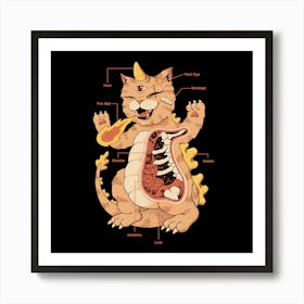 X-Ray Kaiju Meoster Art Print