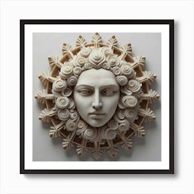 Face Of The Sun 3 Art Print