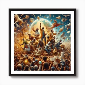 World Of People Art Print