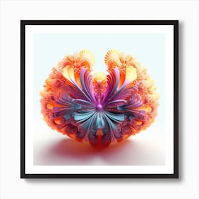 Abstract Flower 3 Art Print