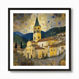 KIRCHE IN CASSONE GUSTAV KLIMT ART PRINT 5 Art Print