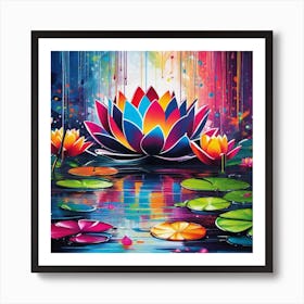 Lotus Lily 4 Art Print