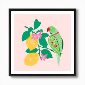 Summer Mood Square Art Print