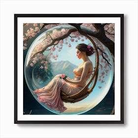 Blossom Woman Art Print