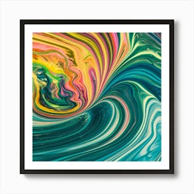 Abstract Swirl - Abstract Stock Videos & Royalty-Free Footage Art Print