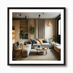 A Photo Of A Furnished Apartment 2 Art Print