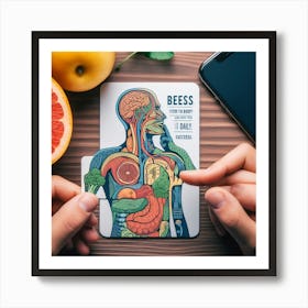 Anatomy Card 1 Art Print