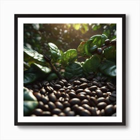Coffee Beans 144 Art Print