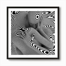 'Black And White' Art Print