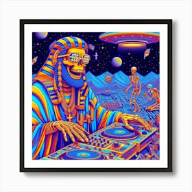 Dj Egypt Art Print