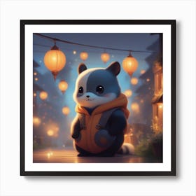 Raccoon Art Print