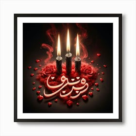 Islamic Calligraphy 7 Art Print