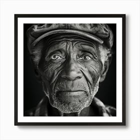 Portrait Of An Old Man 2 Art Print