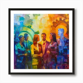 Business People 1 Art Print