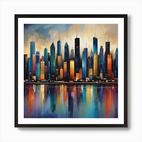 Coty Skyline Art Print