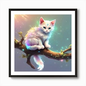 Fairy Cat 3 Art Print