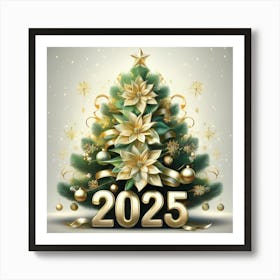 2025 Christmas Tree 2 Art Print