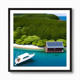 House On The Beach 2 Art Print