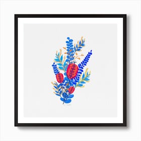 Australian Native Bouquet Square Art Print