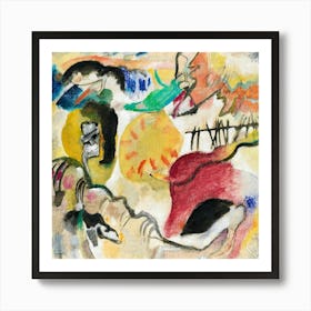 Improvisation 27 (Garden Of Love Ii) (1912) By Wassily Kandinsky Art Print