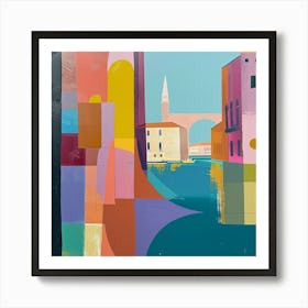 Abstract Travel Collection Venice Italy 1 Art Print