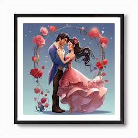 Beauty And The Beast Art Print