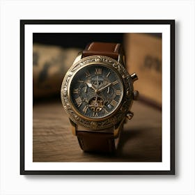 Default Create Unique Design Of Antique Watches 0 Art Print