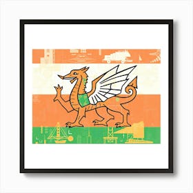 Flag Of Wales Art Print