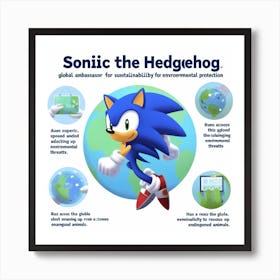 Sonic The Hedgehog 33 Art Print