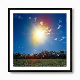 Sun Shines In The Sky Art Print