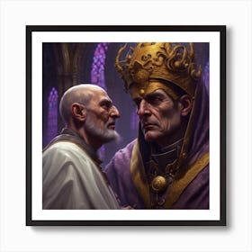 King And The Queen Art Print