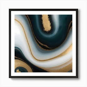 Agate Swirl Art Print