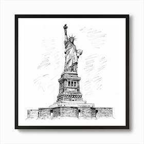 Statue Of Liberty 2 Art Print