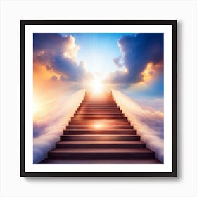 Celestial Stairway Art Print